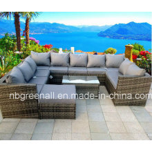 Garten-Aufsatz-Sofa-Set Rattan-Außenmöbel